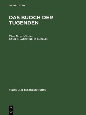 cover image of Lateinische Quellen